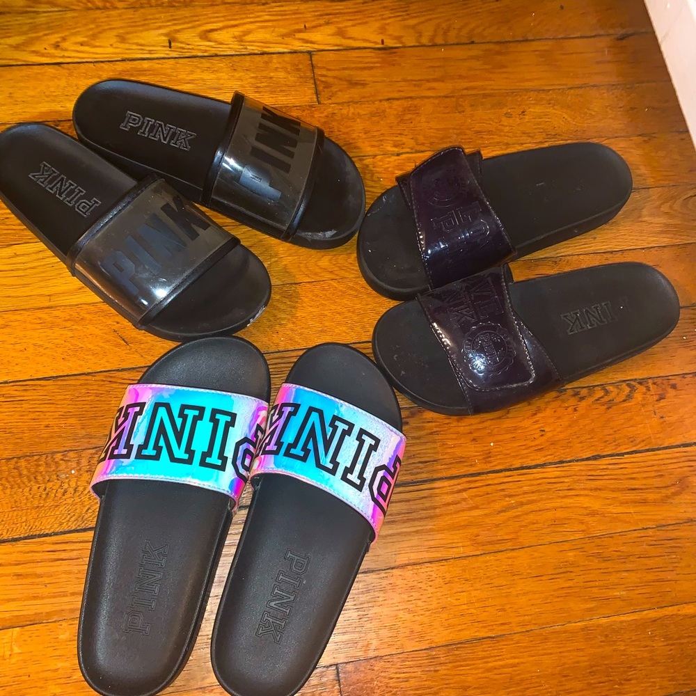 SOLD ! VS PINK SLIDES BUNDLE DEAL ✨